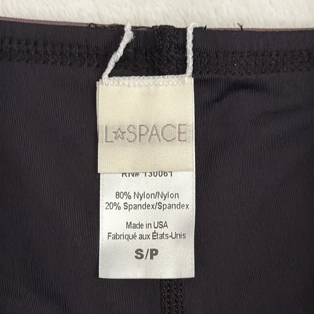 L*Space | Verona Reversible Swim Short Active Bikini Bottom Black/Purple (S) - Picture 12 of 16